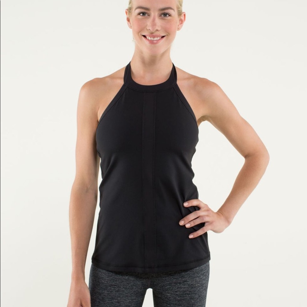 LuluLemon “Hip To be Zen” Tank-Black -Size 4